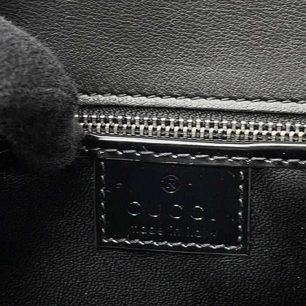 グッチ ハンドバッグ レザー GG ハーフムーン 805815 GUCCI バッグ 2way ショルダーバッグ 黒