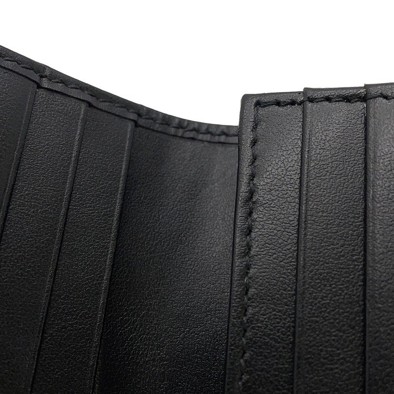 グッチ 二つ折り財布 GGマーモント ダブルG ミニウォレット 466492 GUCCI 財布 シェブロン キルティング カードケース 黒