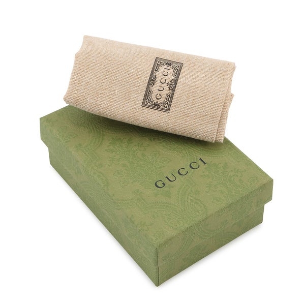 グッチ 二つ折り財布 GGマーモント ダブルG ミニウォレット 466492 GUCCI 財布 シェブロン キルティング カードケース 黒