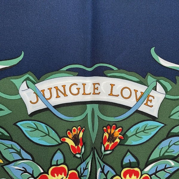 エルメス スカーフ カレ90 ジャングル・ラブ JUNGLE LOVE HERMES シルク 2024秋冬