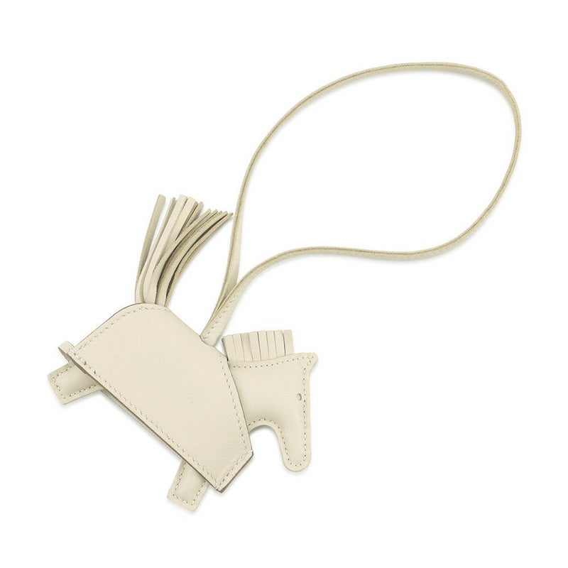 エルメス バッグチャーム ロデオPM ロベオ ロック クレ/シルバー金具 ラムスキン/スイフト K刻印 HERMES
