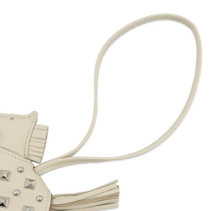 エルメス バッグチャーム ロデオPM ロベオ ロック クレ/シルバー金具 ラムスキン/スイフト K刻印 HERMES