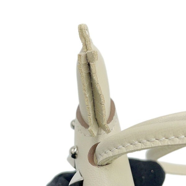 エルメス バッグチャーム ロデオPM ロベオ ロック クレ/シルバー金具 ラムスキン/スイフト K刻印 HERMES