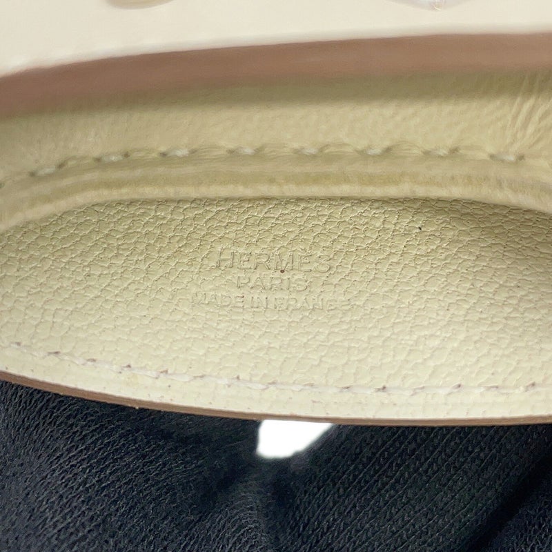 エルメス バッグチャーム ロデオPM ロベオ ロック クレ/シルバー金具 ラムスキン/スイフト K刻印 HERMES
