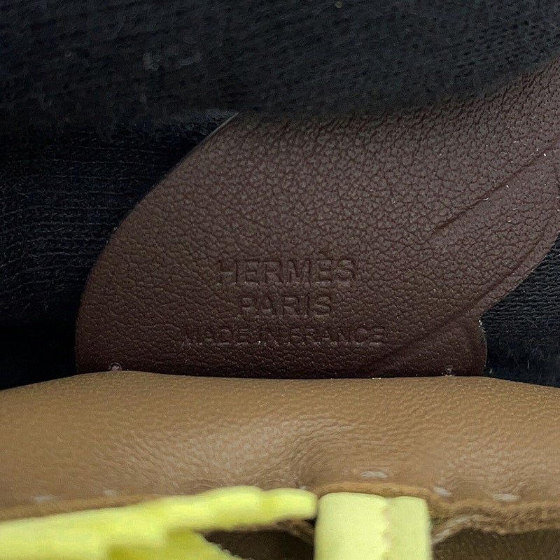 エルメス バッグチャーム ロデオPM ペガサス エトゥープ/ジョーヌミルトン/ルージュセリエ ラムスキン W刻印 HERMES