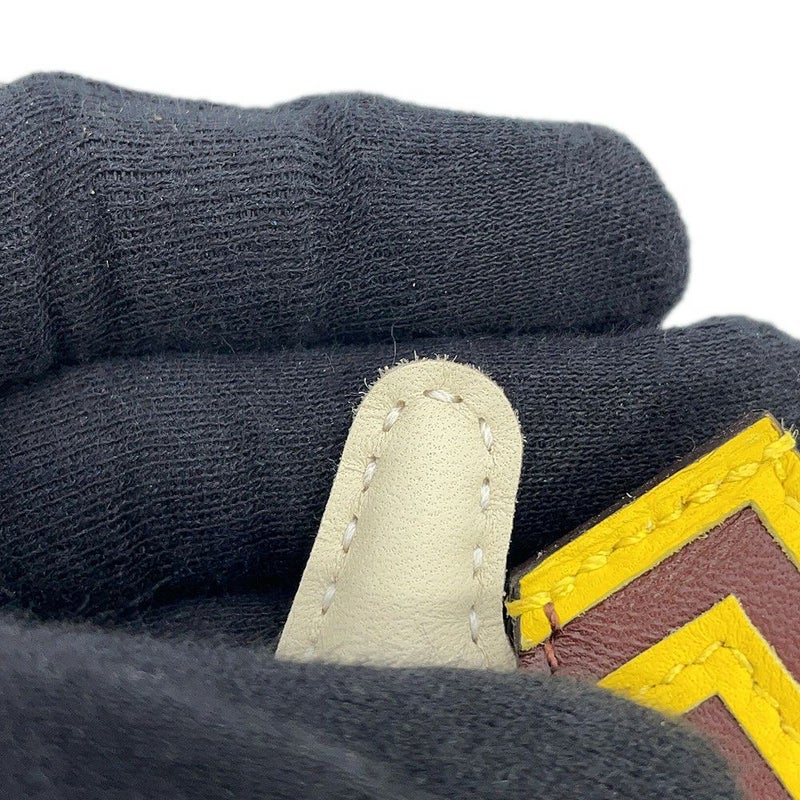 エルメス バッグチャーム ロデオPM ロベオ 24 クレ/テール/ジョーヌナプル ラムスキン/スイフト K刻印 HERMES