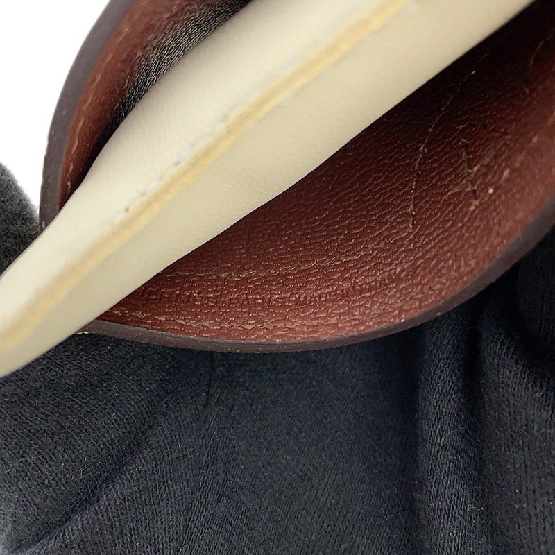 エルメス バッグチャーム ロデオPM ロベオ 24 クレ/テール/ジョーヌナプル ラムスキン/スイフト K刻印 HERMES