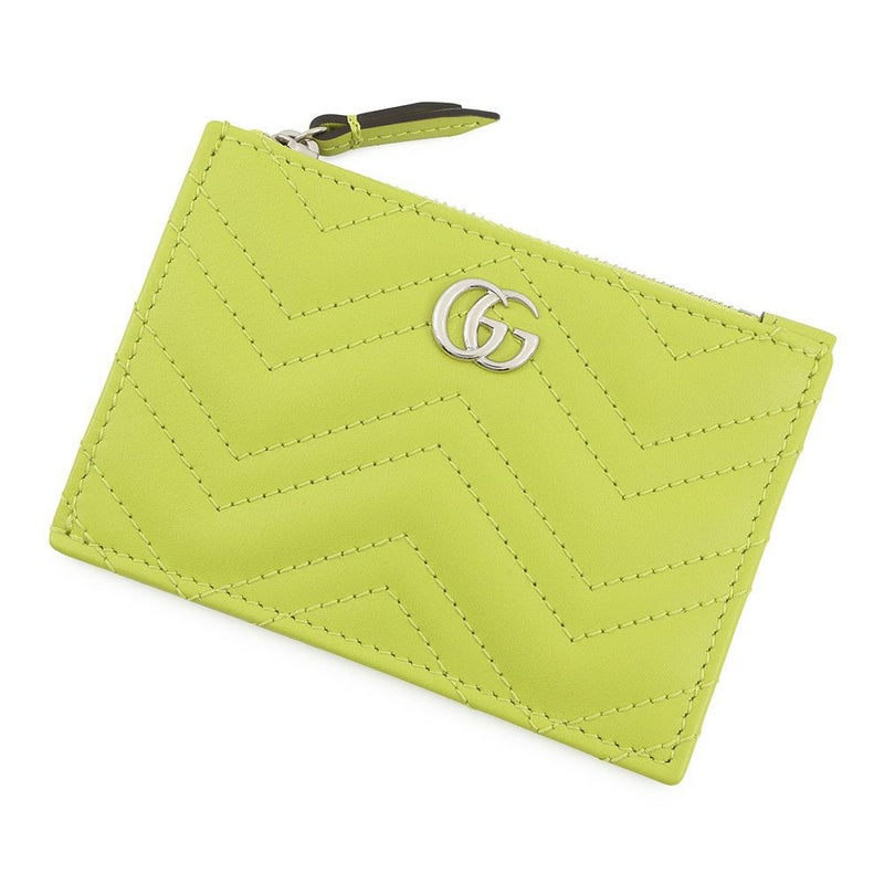グッチ キーケース GGマーモント ダブルG 837747 GUCCI シェブロン キルティング カードケース