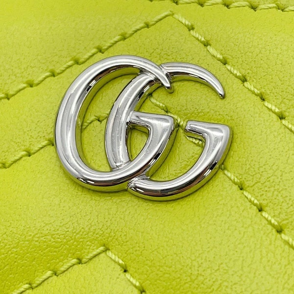 グッチ キーケース GGマーモント ダブルG 837747 GUCCI シェブロン キルティング カードケース