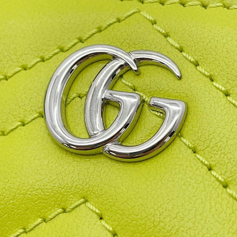 グッチ キーケース GGマーモント ダブルG 837747 GUCCI シェブロン キルティング カードケース