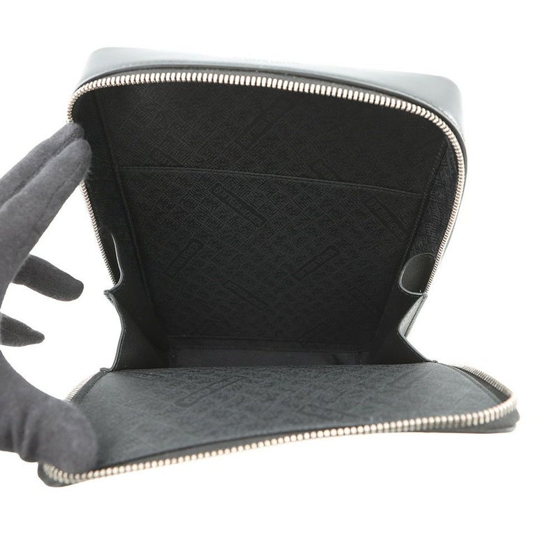 ボッテガヴェネタ ショルダーバッグ イントレチャート レザー 596730 BOTTEGA VENETA 黒