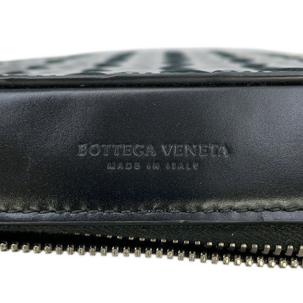 ボッテガヴェネタ ショルダーバッグ イントレチャート レザー 596730 BOTTEGA VENETA 黒