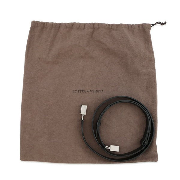 ボッテガヴェネタ ショルダーバッグ イントレチャート レザー 596730 BOTTEGA VENETA 黒