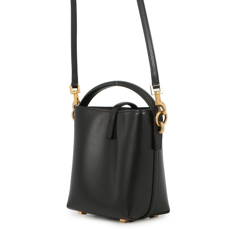 サンローランパリ ハンドバッグ LE 37 ミニ バケットバッグ カーフレザー 765870 SAINT LAURENT PARIS 黒 2way