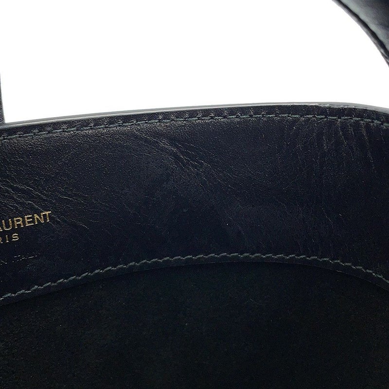 サンローランパリ ハンドバッグ LE 37 ミニ バケットバッグ カーフレザー 765870 SAINT LAURENT PARIS 黒 2way