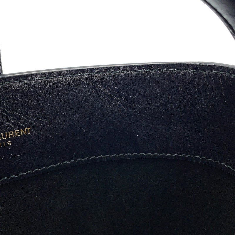 サンローランパリ ハンドバッグ LE 37 ミニ バケットバッグ カーフレザー 765870 SAINT LAURENT PARIS 黒 2way