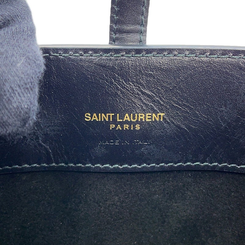 サンローランパリ ハンドバッグ LE 37 ミニ バケットバッグ カーフレザー 765870 SAINT LAURENT PARIS 黒 2way
