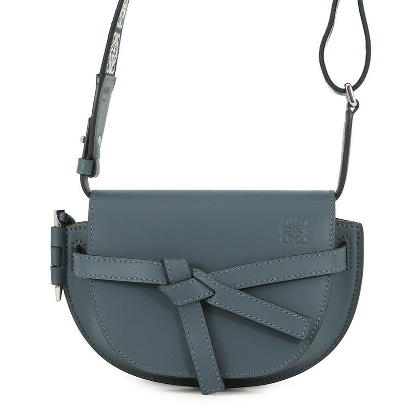 ロエべ ショルダーバッグ ゲート デュアル ミニ ソフトカーフ/ジャカード A650N46X13 LOEWE