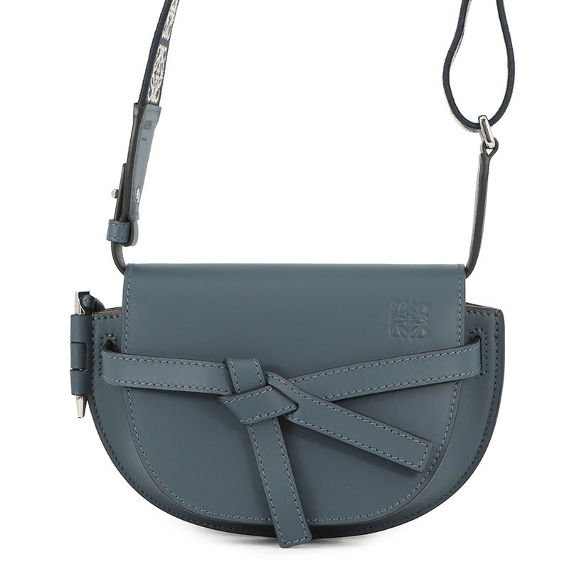 ロエべ ショルダーバッグ ゲート デュアル ミニ ソフトカーフ/ジャカード A650N46X13 LOEWE