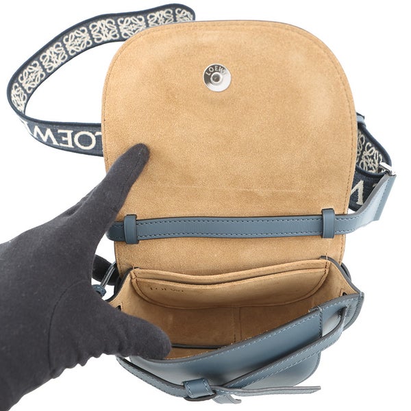 ロエべ ショルダーバッグ ゲート デュアル ミニ ソフトカーフ/ジャカード A650N46X13 LOEWE