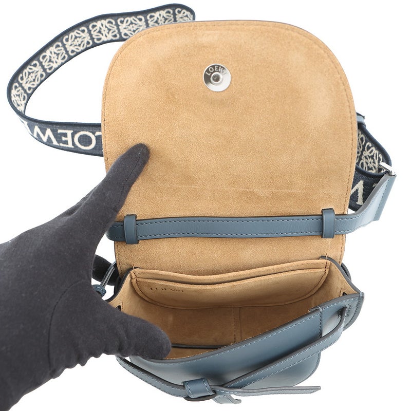 ロエべ ショルダーバッグ ゲート デュアル ミニ ソフトカーフ/ジャカード A650N46X13 LOEWE