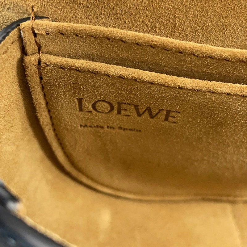 ロエべ ショルダーバッグ ゲート デュアル ミニ ソフトカーフ/ジャカード A650N46X13 LOEWE