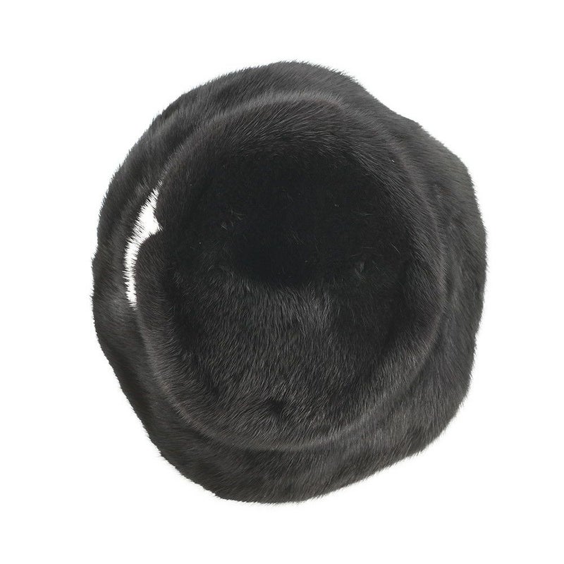 ルイヴィトン ハット モノグラムフラワー バケットハット LV コージー ミンク LOUIS VUITTON 帽子 黒 ブラック