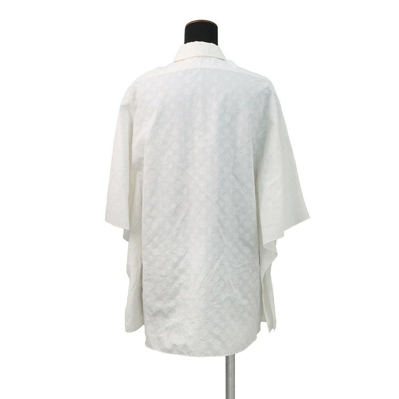 ルイヴィトン 半袖シャツ モモノグラム ドルマン袖 コットン レディースサイズ36 LOUIS VUITTON トップス 白