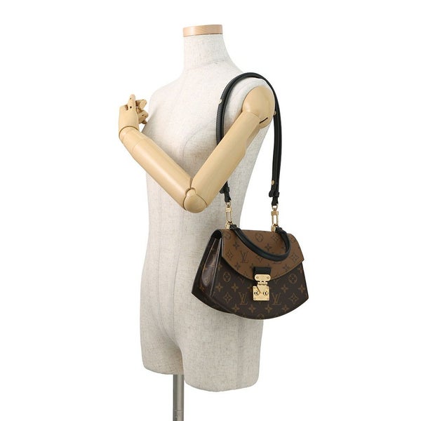 ルイヴィトン ハンドバッグ モノグラム・リバース ティルシット M46548 ヴィトン バッグ 3way ショルダーバッグ 黒 ブラック