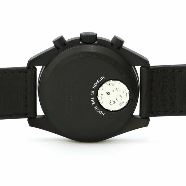 スウォッチ オメガ コラボ ミッション トゥ ザ ムーンフェイズ ニュームーン スヌーピー SO33B700 黒文字盤