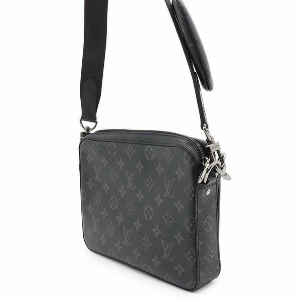 ルイヴィトン ショルダーバッグ モノグラム・エクリプス リバース トリオ・メッセンジャー M69443 LOUIS VUITTON 黒 ブラック