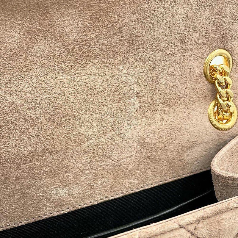 サンローランパリ チェーンショルダーバッグ エンヴェロップ ミディアム スエード 600185 SAINT LAURENT PARIS