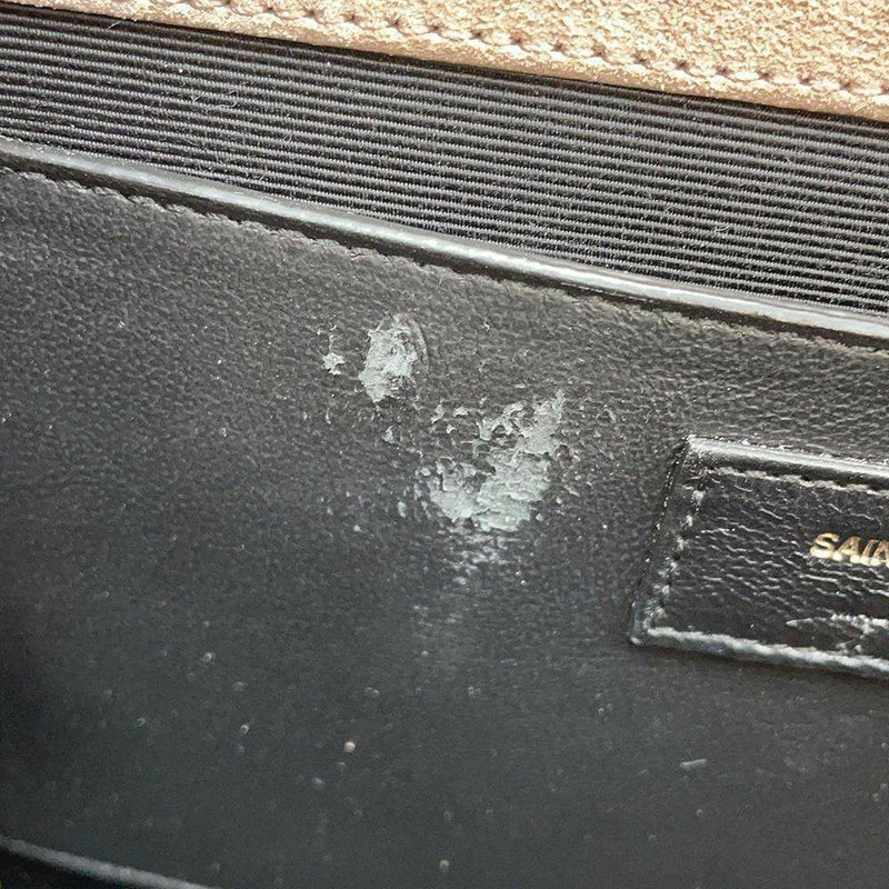 サンローランパリ チェーンショルダーバッグ エンヴェロップ ミディアム スエード 600185 SAINT LAURENT PARIS