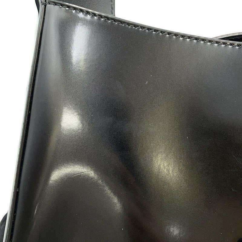 サンローランパリ ショルダーバッグ LE 5  7 ホーボーバッグ スモール パテントレザー 727709 SAINT LAURENT PARIS 黒