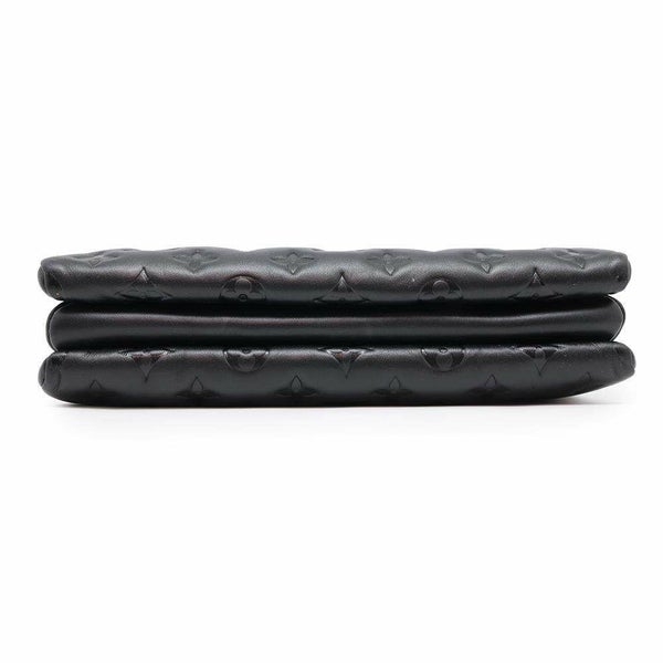 ルイヴィトン ショルダーバッグ モノグラム/ラムスキン クッサンPM M57790 LOUIS VUITTON 3way クラッチ ブラック 黒