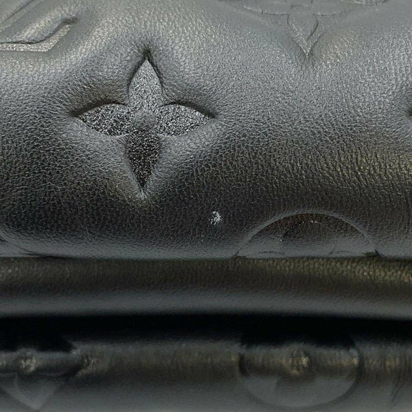 ルイヴィトン ショルダーバッグ モノグラム/ラムスキン クッサンPM M57790 LOUIS VUITTON 3way クラッチ ブラック 黒