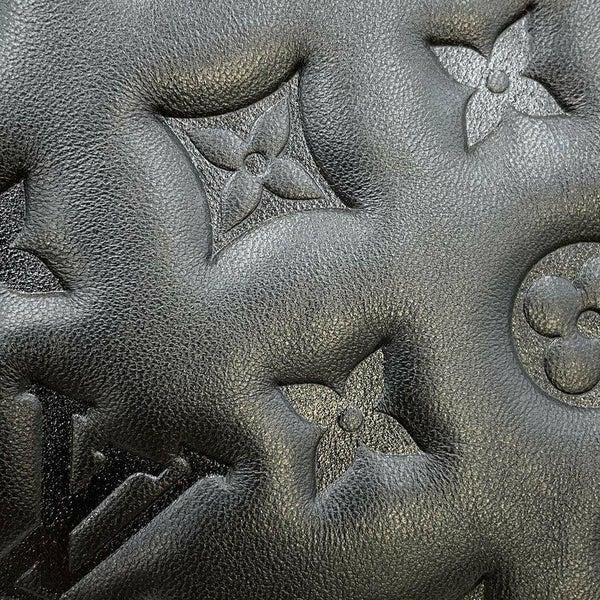 ルイヴィトン ショルダーバッグ モノグラム/ラムスキン クッサンPM M57790 LOUIS VUITTON 3way クラッチ ブラック 黒