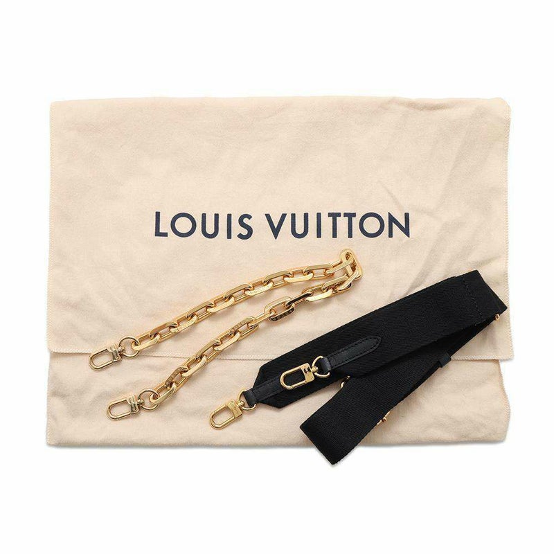 ルイヴィトン ショルダーバッグ モノグラム/ラムスキン クッサンPM M57790 LOUIS VUITTON 3way クラッチ ブラック 黒