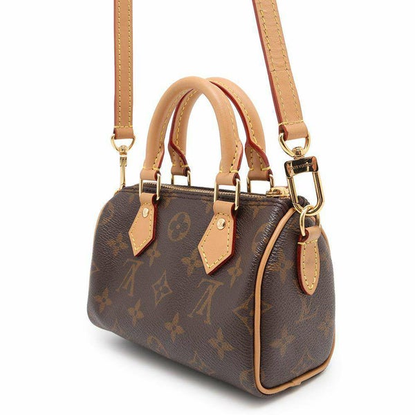 ルイヴィトン ハンドバッグ モノグラム ナノ・スピーディ M81085 LOUIS VUITTON 2way