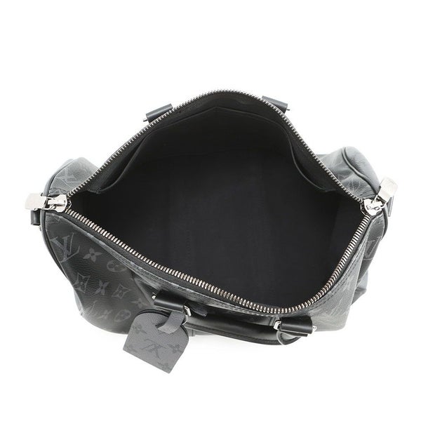 ルイヴィトン ハンドバッグ モノグラム・エクリプス リバース キーポル・バンドリエール35 M46655 2way ブラック 黒