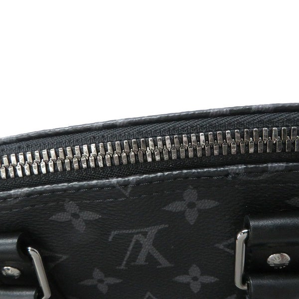 ルイヴィトン ハンドバッグ モノグラム・エクリプス リバース キーポル・バンドリエール35 M46655 2way ブラック 黒