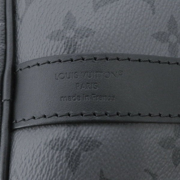 ルイヴィトン ハンドバッグ モノグラム・エクリプス リバース キーポル・バンドリエール35 M46655 2way ブラック 黒