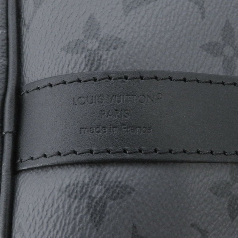 ルイヴィトン ハンドバッグ モノグラム・エクリプス リバース キーポル・バンドリエール35 M46655 2way ブラック 黒