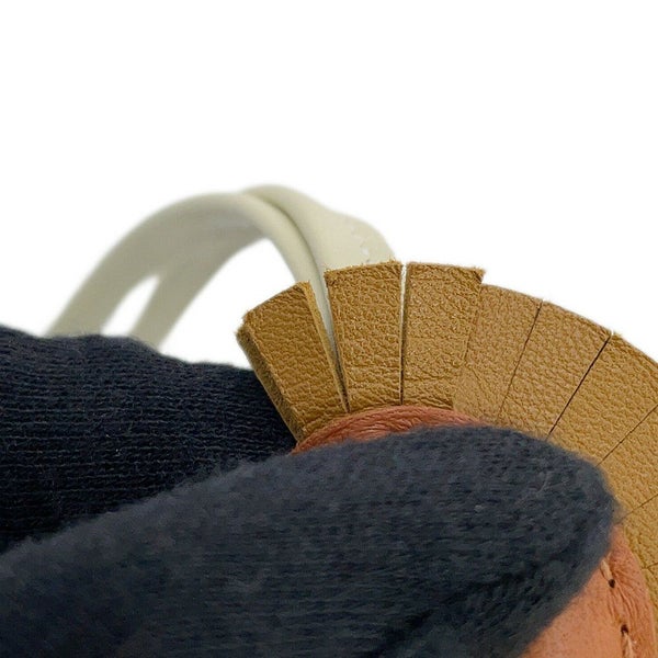 エルメス バッグチャーム イポ タツノオトシゴ ゴールド/クレ/クラフト ラムスキン B刻印 HERMES