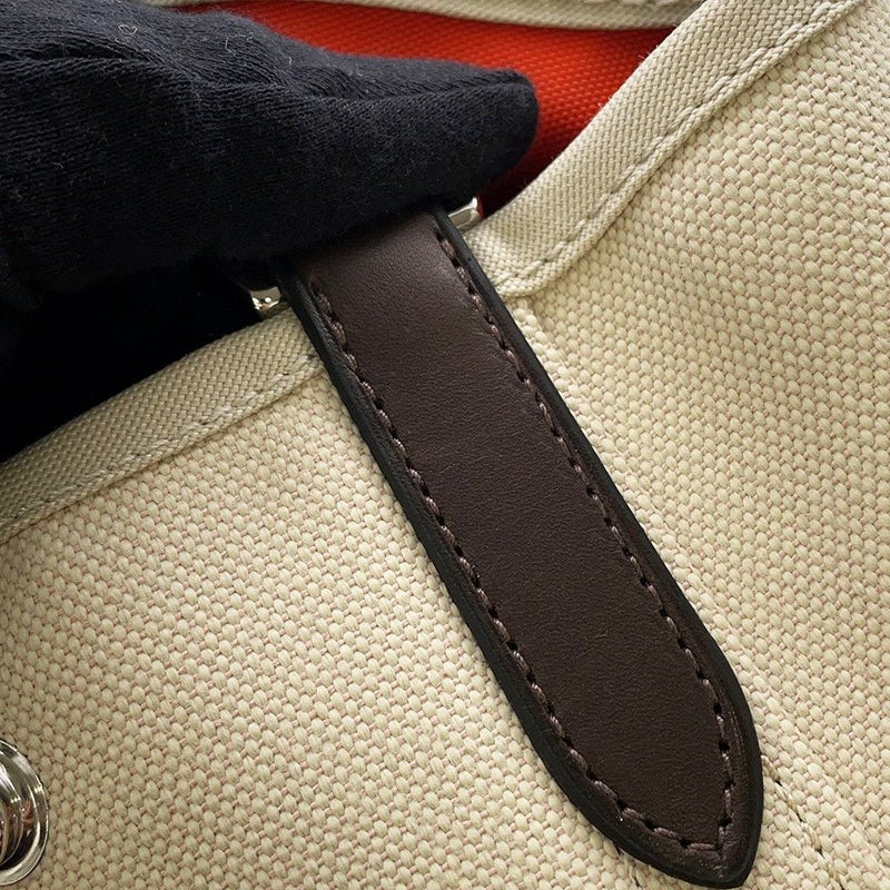 エルメス サックドパンサージュ グルーム SAC DE PANSAGE GROOM ベージュ・サブール/フー/シルバー金具 トワルシェブロン/キャンバス K刻印