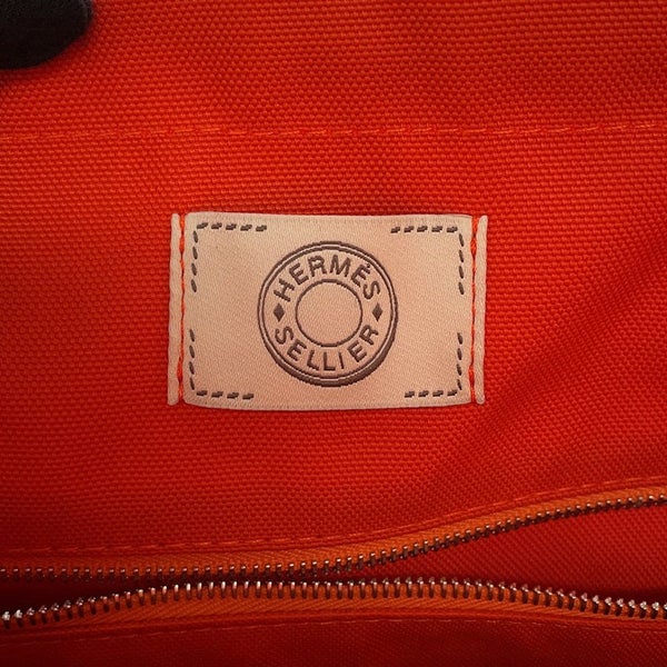 エルメス サックドパンサージュ グルーム SAC DE PANSAGE GROOM ベージュ・サブール/フー/シルバー金具 トワルシェブロン/キャンバス K刻印