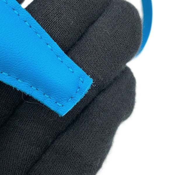 エルメス バッグチャーム ロデオPM ブルーザンジバル ラムスキン HERMES