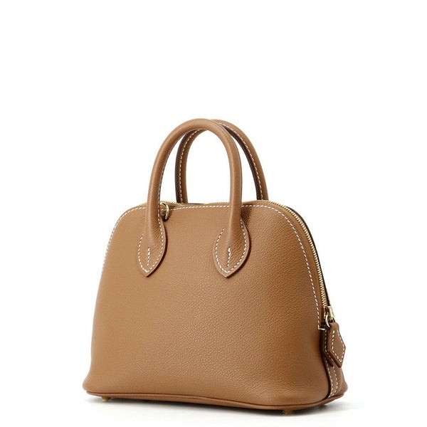 エルメス ボリード1923 ミニ ゴールド/ゴールド金具 エバーカラー K刻印 ２wayショルダー