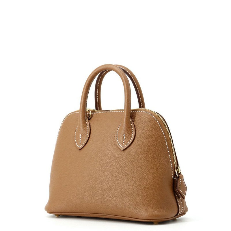 エルメス ボリード1923 ミニ ゴールド/ゴールド金具 エバーカラー K刻印 ２wayショルダー