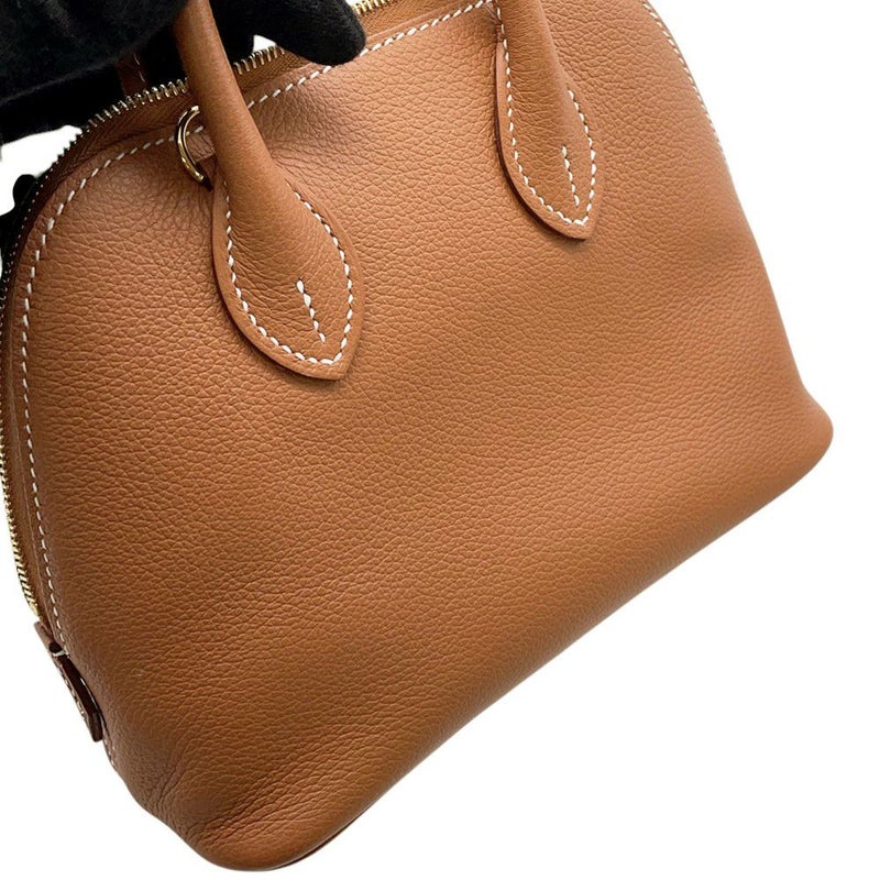 エルメス ボリード1923 ミニ ゴールド/ゴールド金具 エバーカラー K刻印 ２wayショルダー